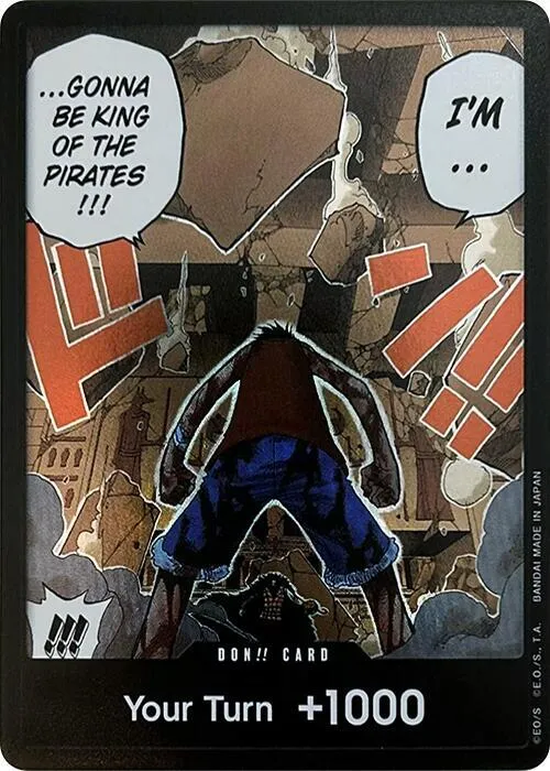 Carta DON!! Card (Luffy vs. Crocodile) (Devil Fruits Collection Vol. 1) (DON-525667)