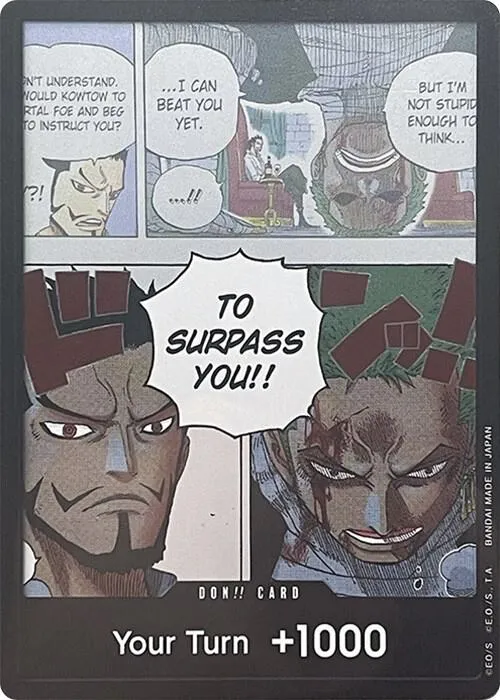 Carta DON!! Card (Mihawk & Zoro) (Double Pack Set Vol. 3) (DON-542683)