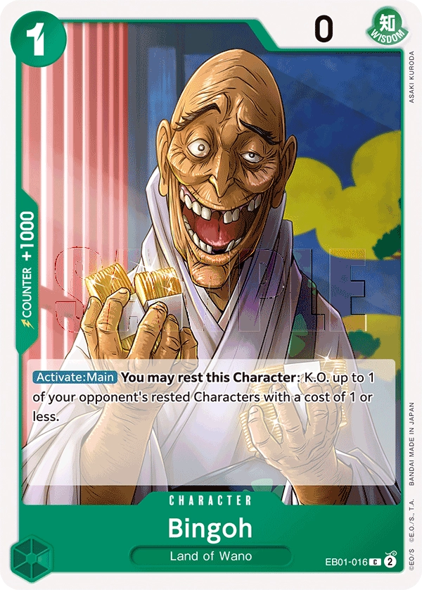 Carta Bingoh (EB01-016)