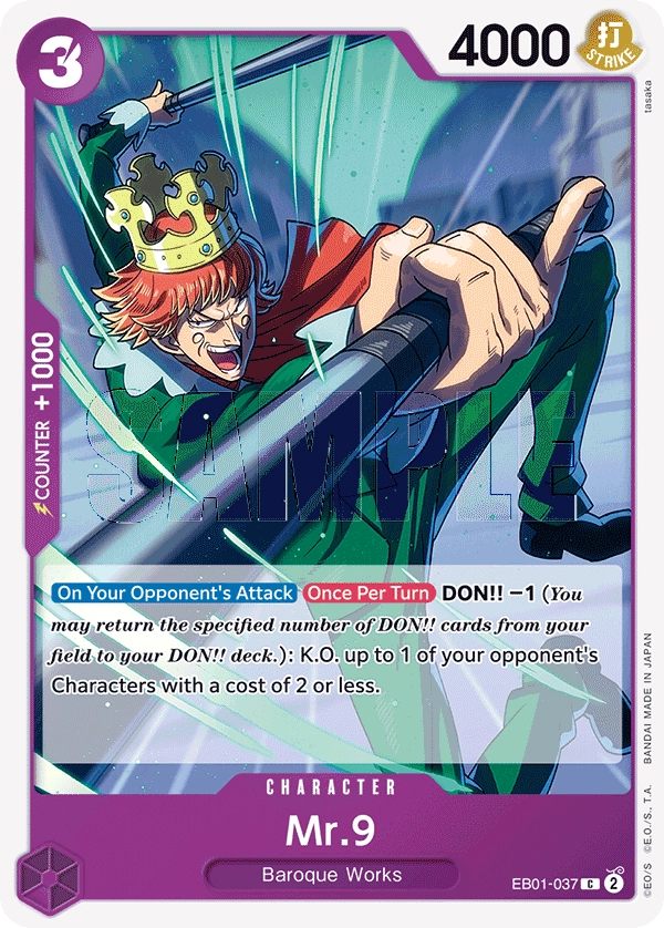 Carta Mr. 9 (EB01-037)