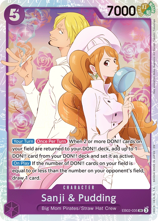 Carta Sanji & Pudding (EB02-035)