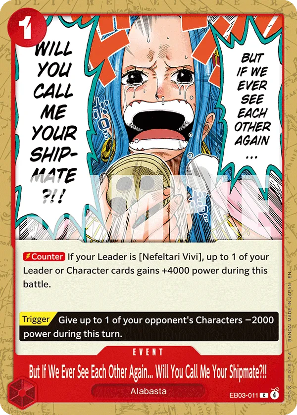 Carta But If We Ever See Each Other Again... Will You Call Me Your Shipmate?!! (EB03-011)