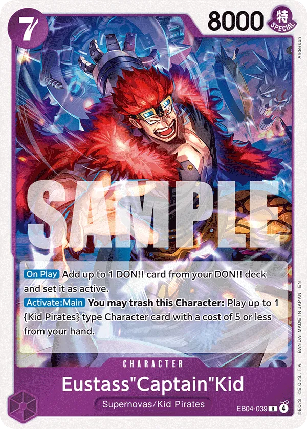 Carta Eustass"Captain"Kid (EB04-039)