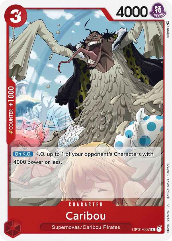 Carta Caribou (OP01-007)