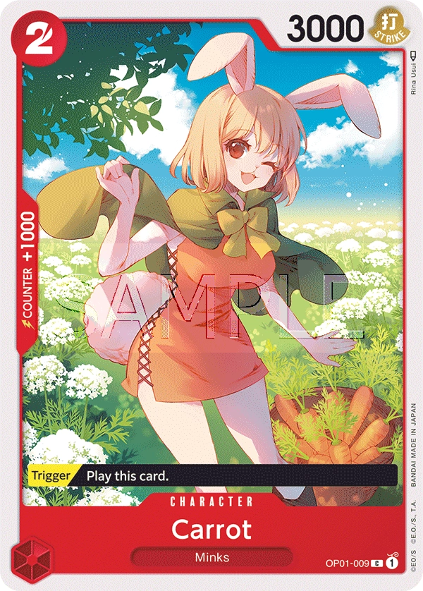 Carta Carrot (OP01-009)