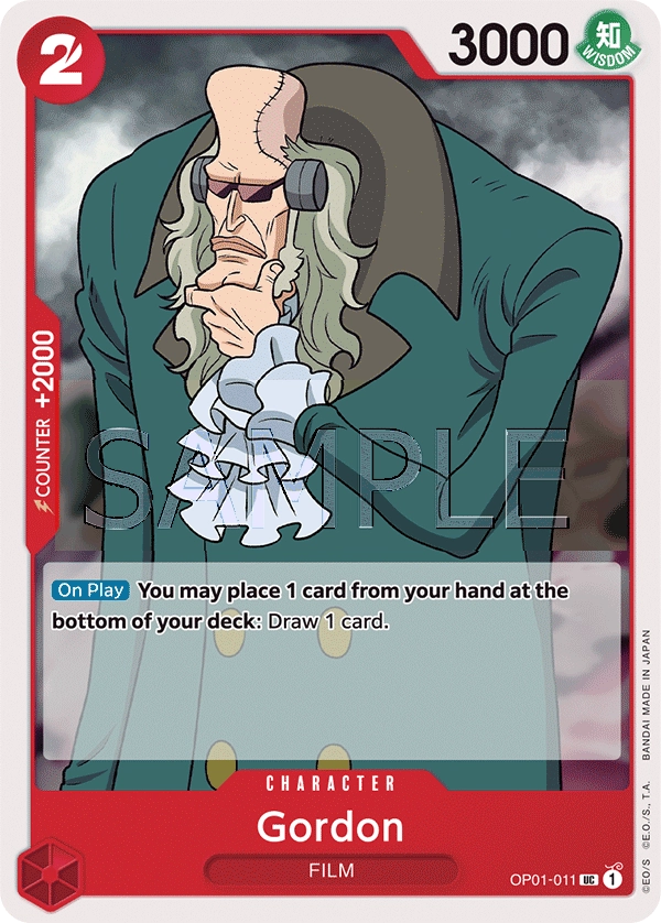 Carta Gordon (OP01-011)