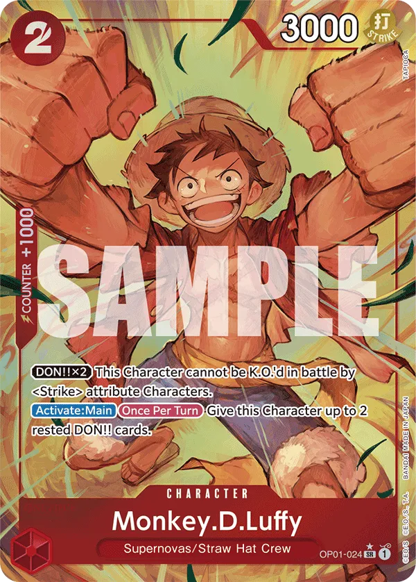 Carta Monkey.D.Luffy (OP01-024)