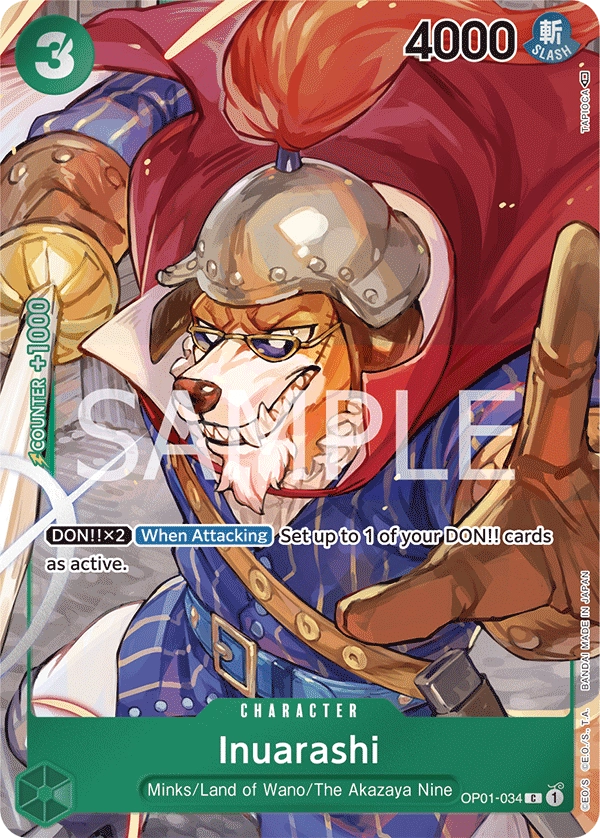Carta Inuarashi (OP01-034)
