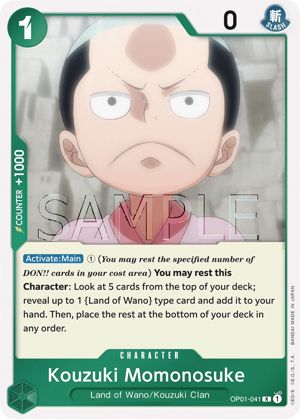 Carta Kouzuki Momonosuke (OP01-041)