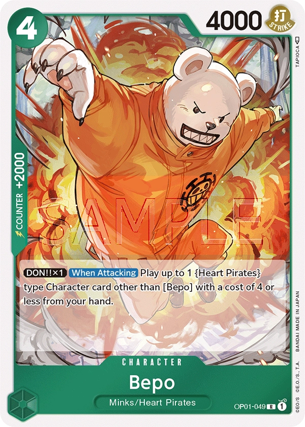 Carta Bepo (OP01-049)