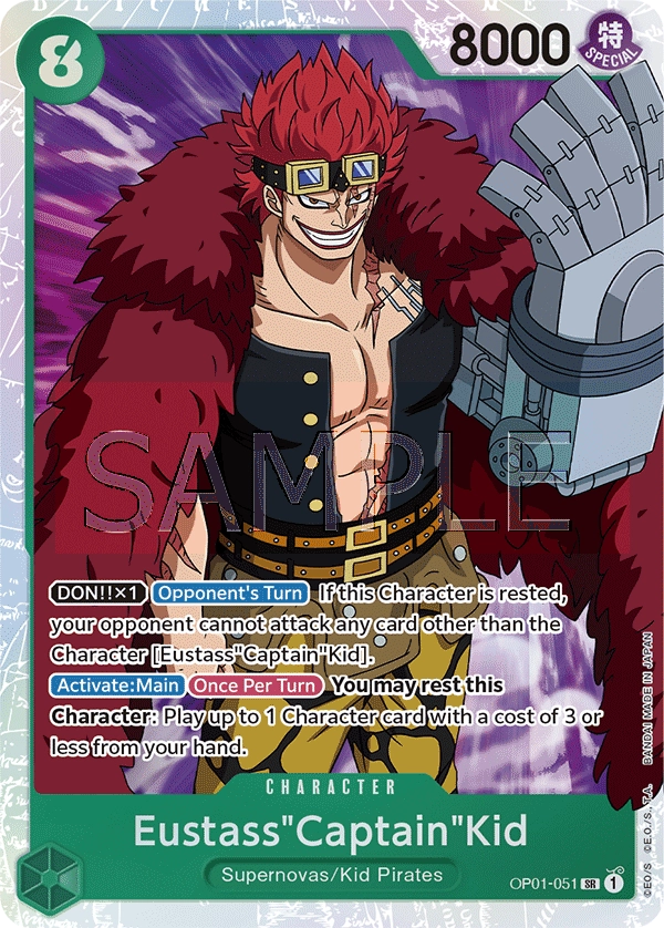 Carta Eustass"Captain"Kid (OP01-051)