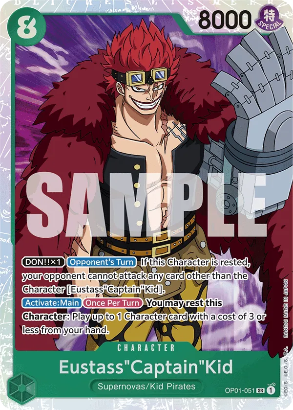 Carta Eustass"Captain"Kid (OP01-051)
