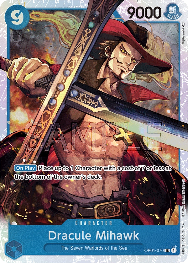 Carta Dracule Mihawk (OP01-070)