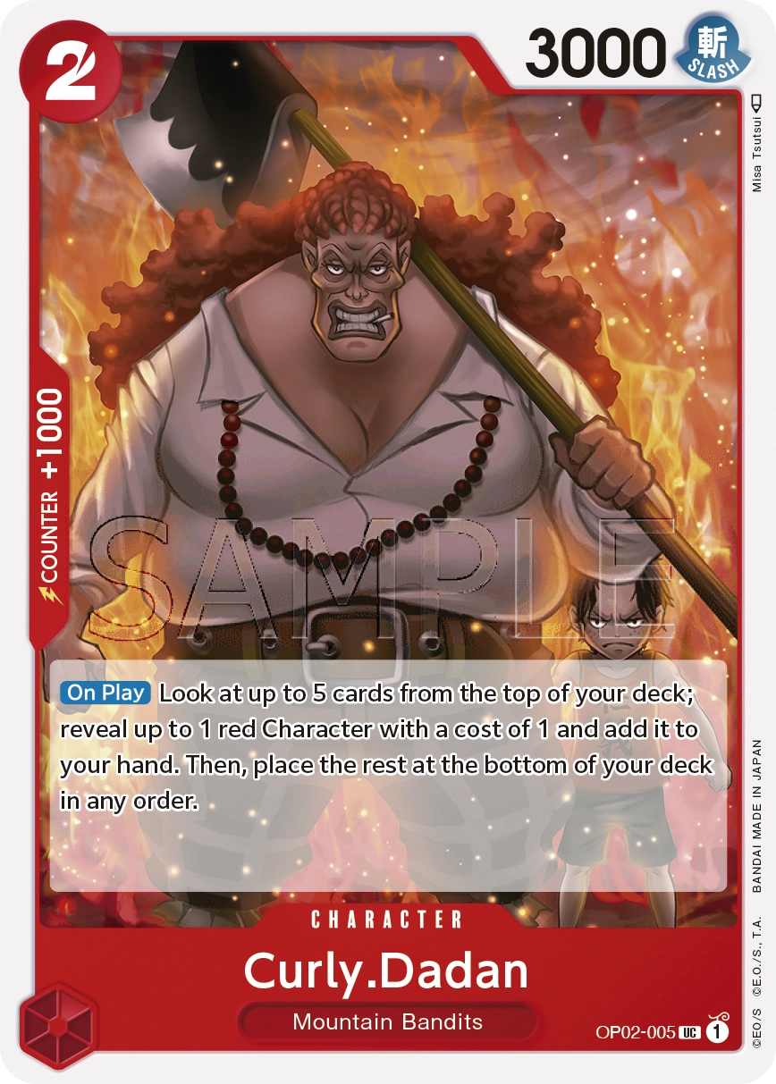 Carta Curly.Dadan (OP02-005)