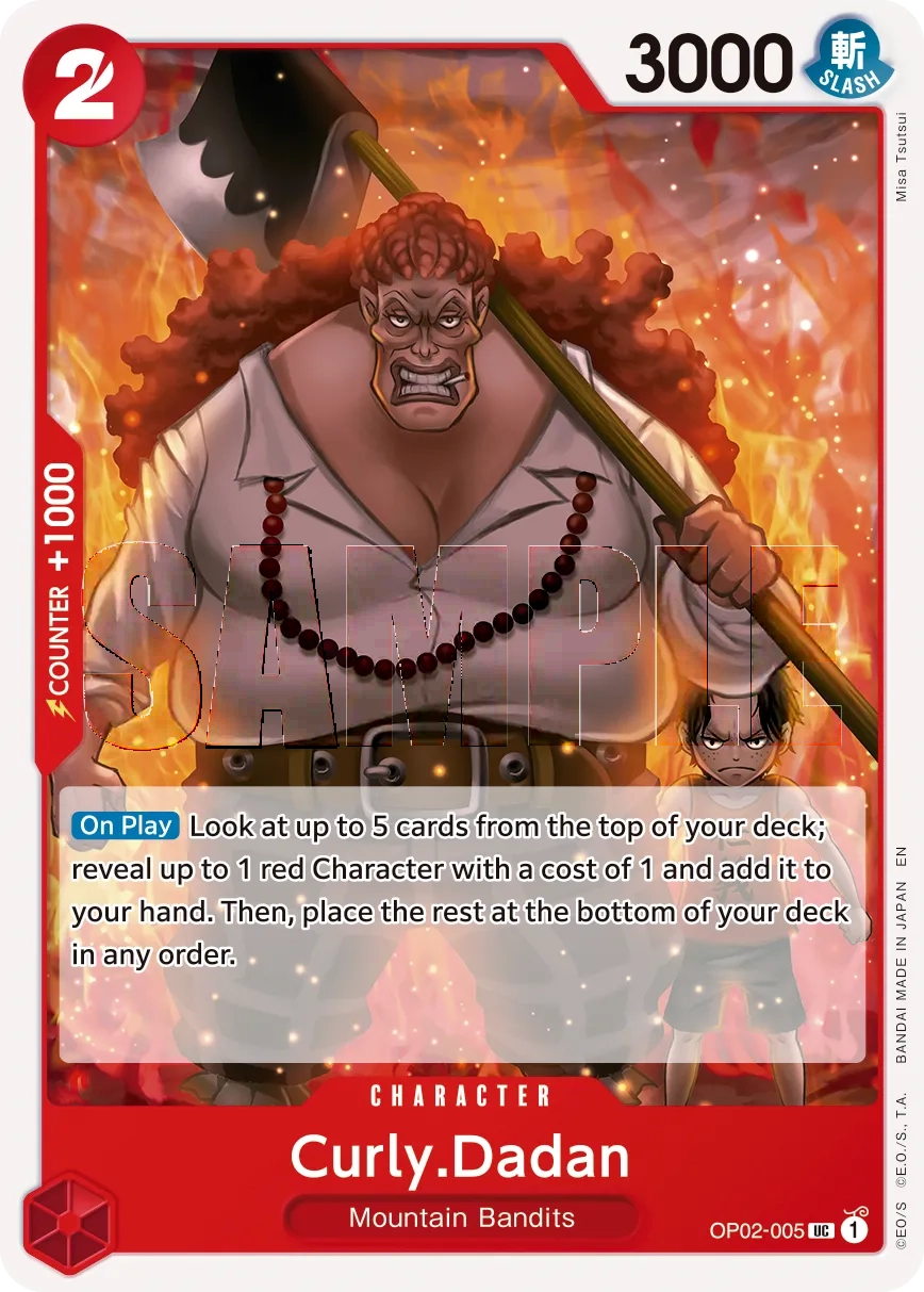 Carta Curly.Dadan (OP02-005)