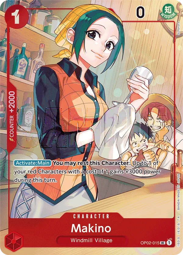 Carta Makino (OP02-015)