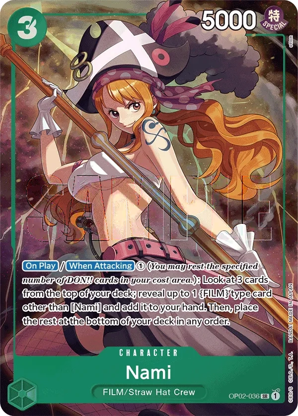 Carta Nami (OP02-036)