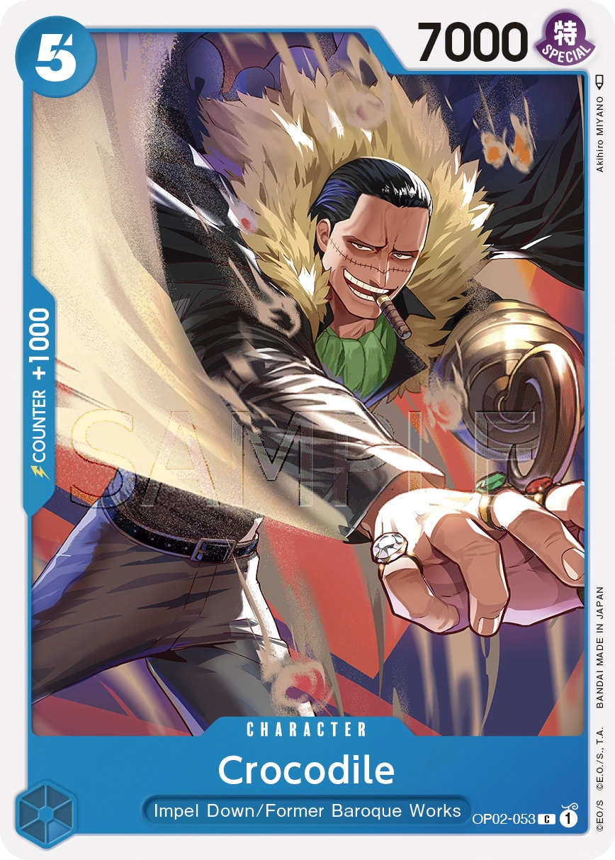 Carta Crocodile (OP02-053)