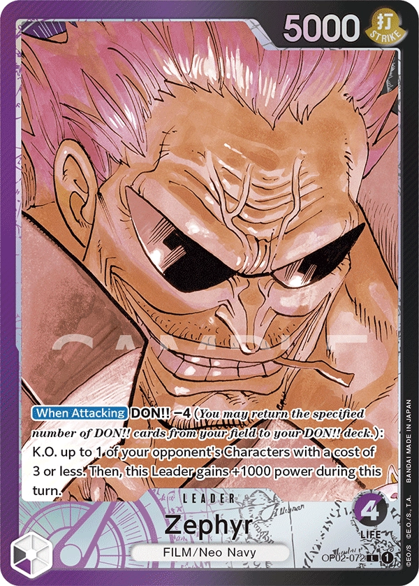 Carta Zephyr (OP02-072)