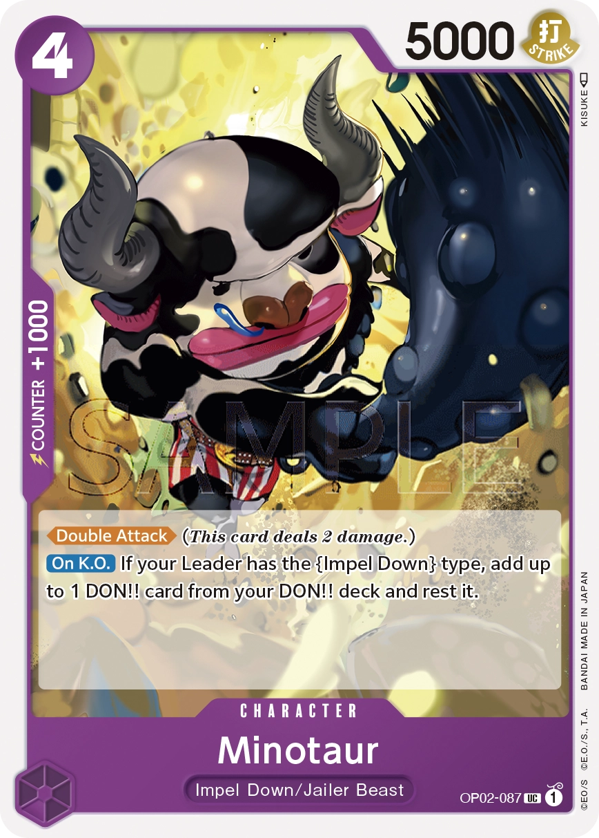 Carta Minotaur (OP02-087)