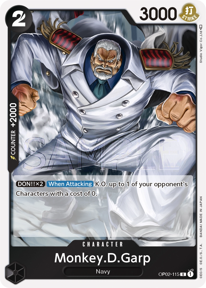 Carta Monkey.D.Garp (OP02-115)