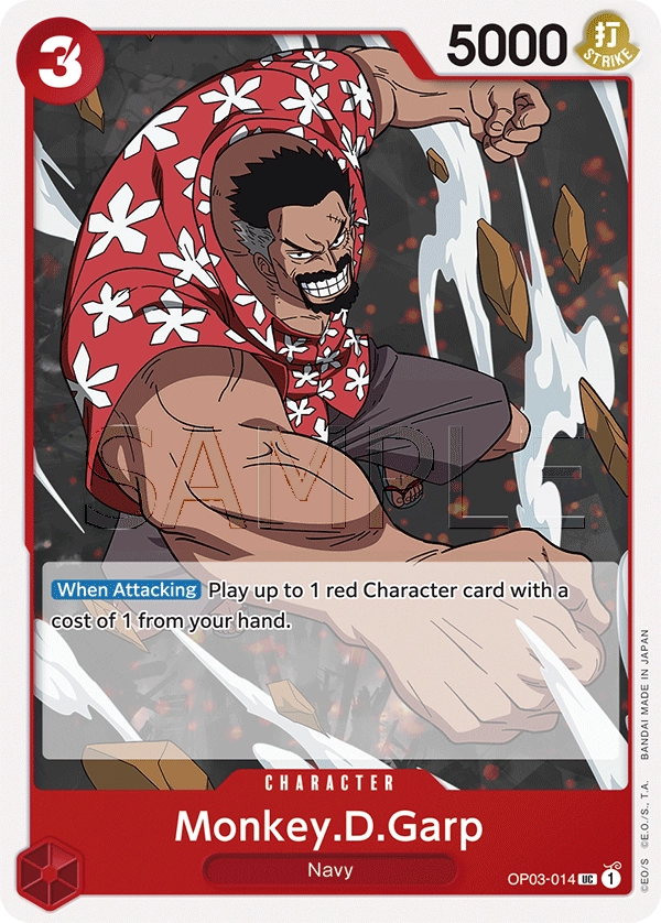 Carta Monkey.D.Garp (OP03-014)
