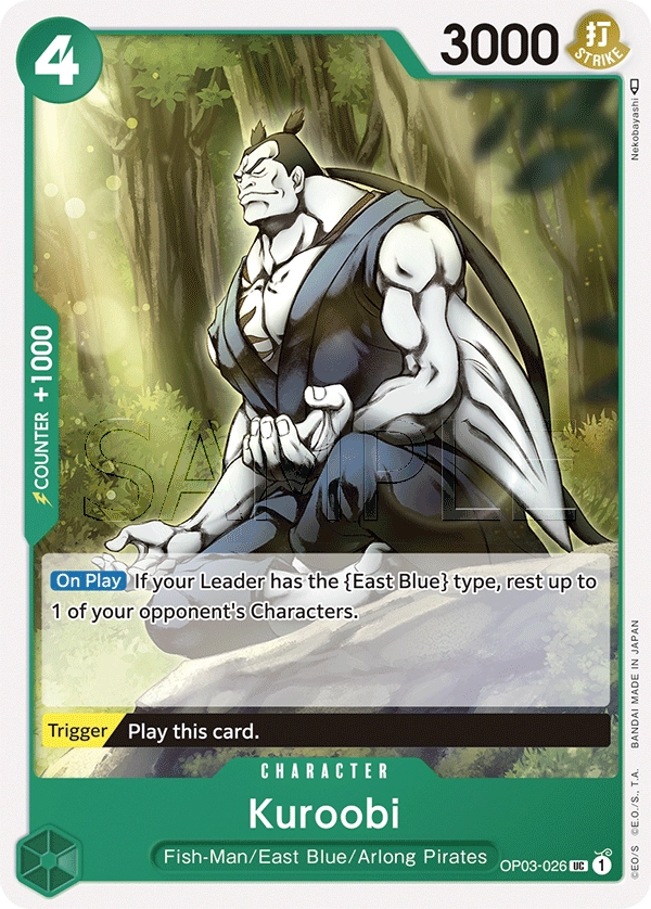 Carta Kuroobi (OP03-026)