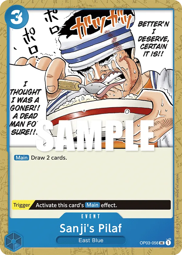 Carta Sanji's Pilaf (OP03-056)