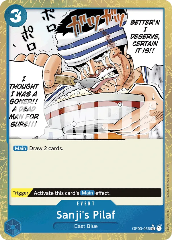 Carta Sanji's Pilaf (OP03-056)