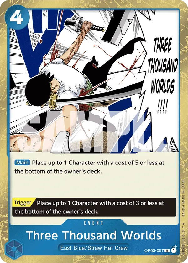 Carta Three Thousand Worlds (OP03-057)