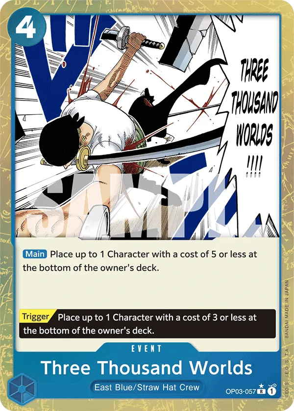 Carta Three Thousand Worlds (OP03-057)