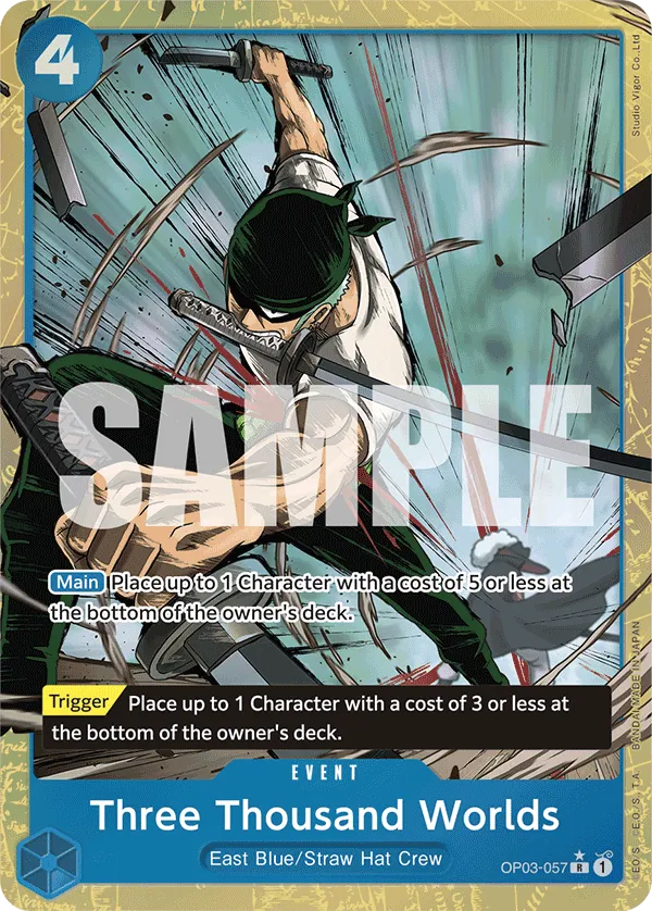 Carta Three Thousand Worlds (OP03-057)