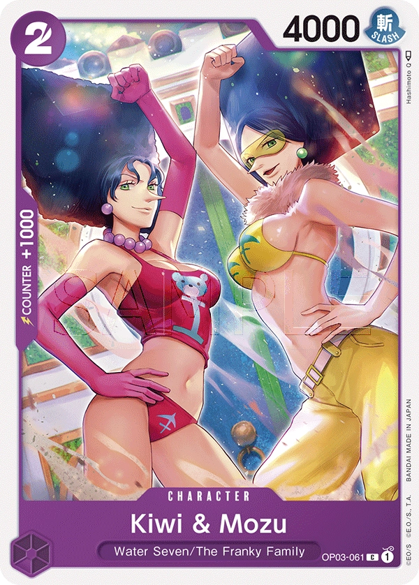 Carta Kiwi & Mozu (OP03-061)