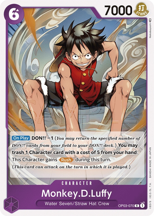 Carta Monkey.D.Luffy (OP03-070)