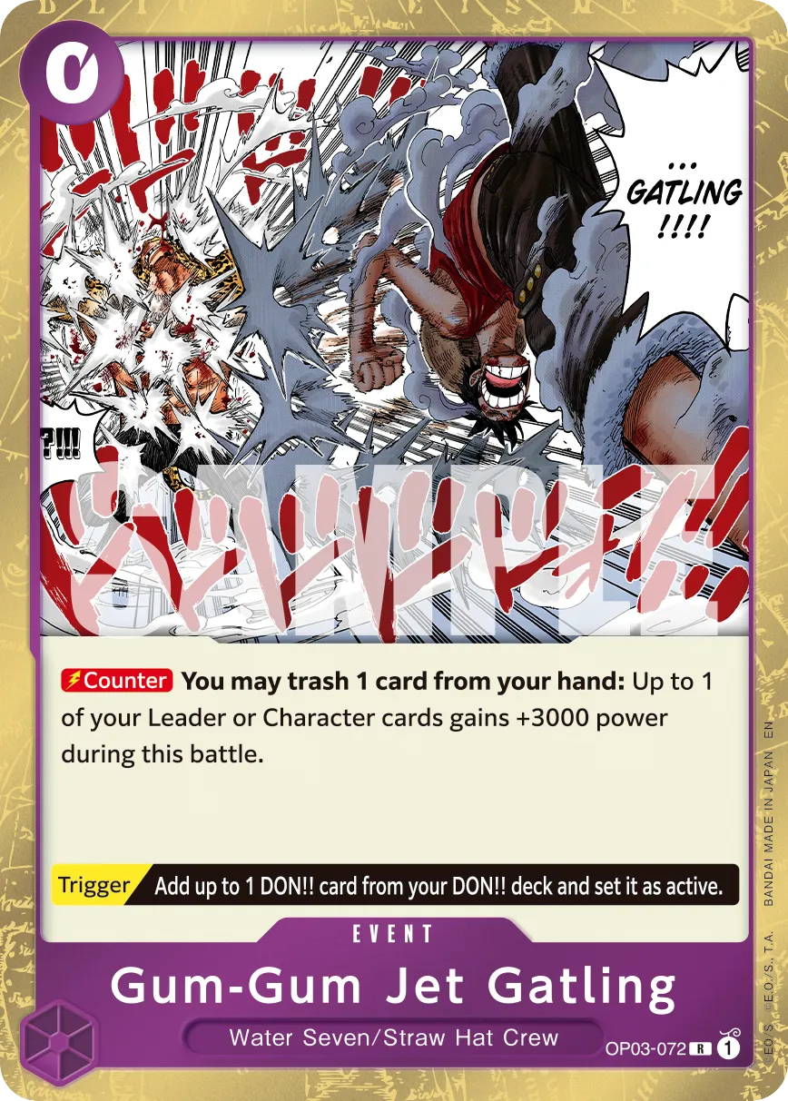 Carta Gum-Gum Jet Gatling (OP03-072)