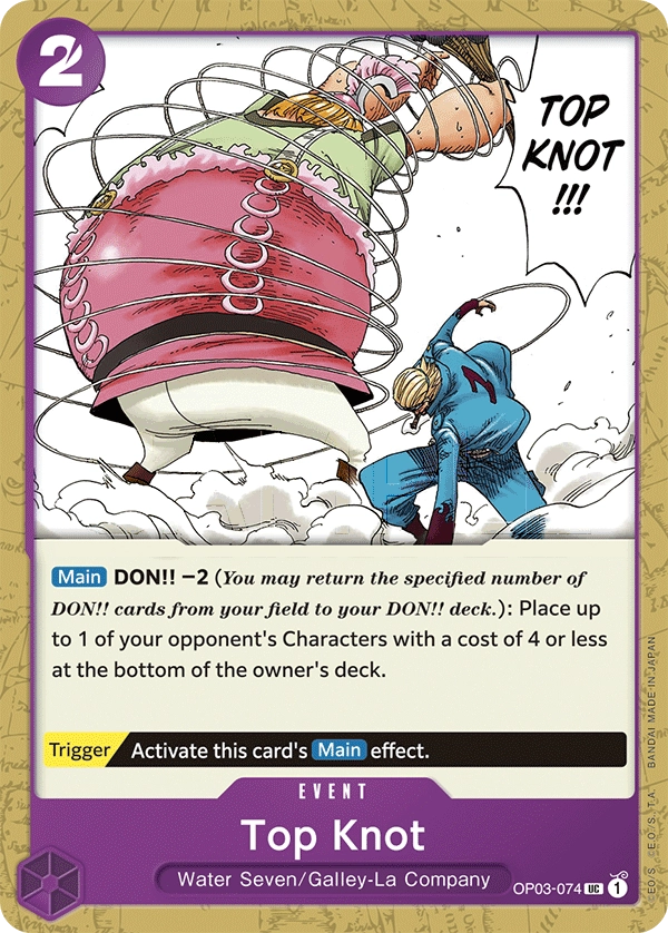 Carta Top Knot (OP03-074)