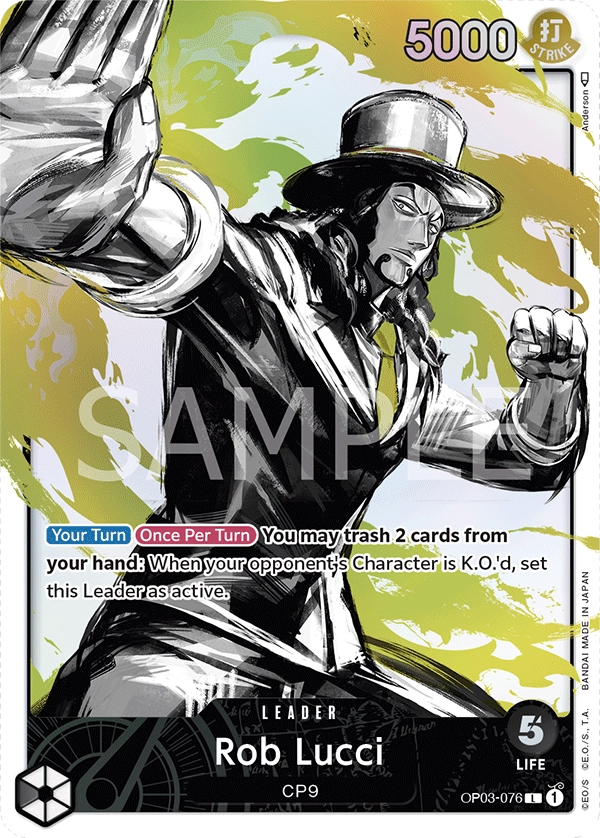 Carta Rob Lucci (OP03-076)