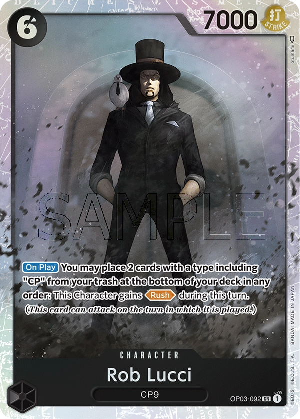 Carta Rob Lucci (OP03-092)