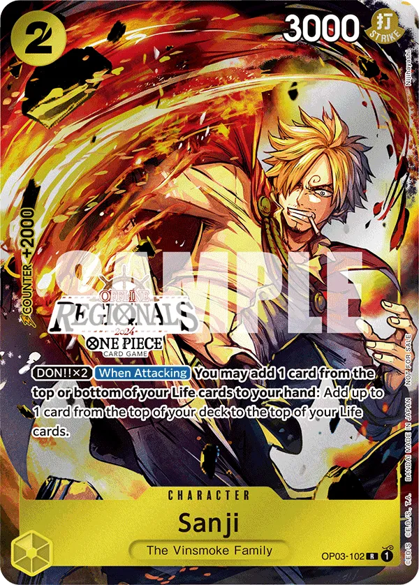 Carta Sanji (OP03-102)