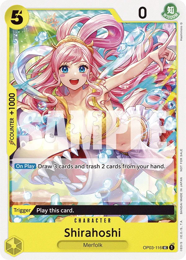 Carta Shirahoshi (OP03-116)