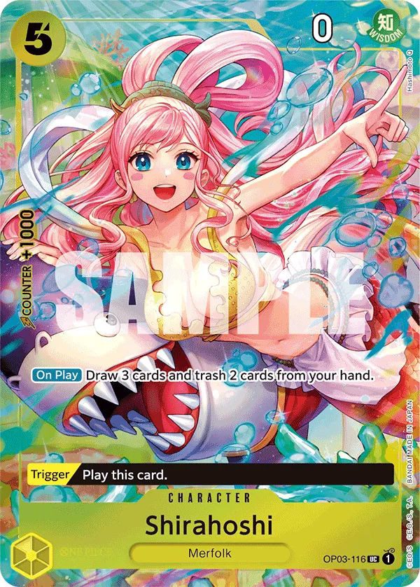 Carta Shirahoshi (OP03-116)