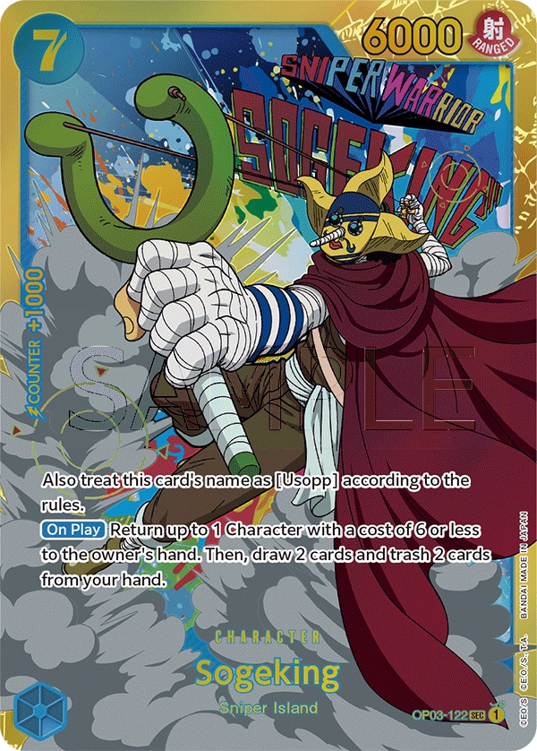 Carta Sogeking (OP03-122)