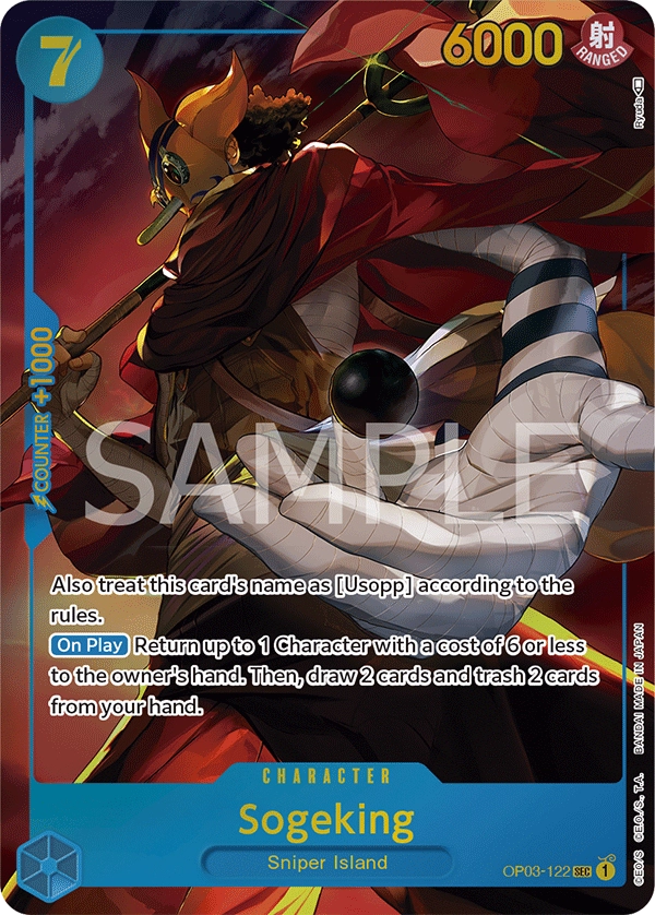 Carta Sogeking (OP03-122)