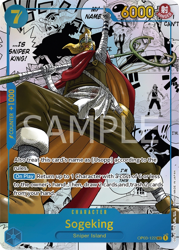 Carta Sogeking (OP03-122)