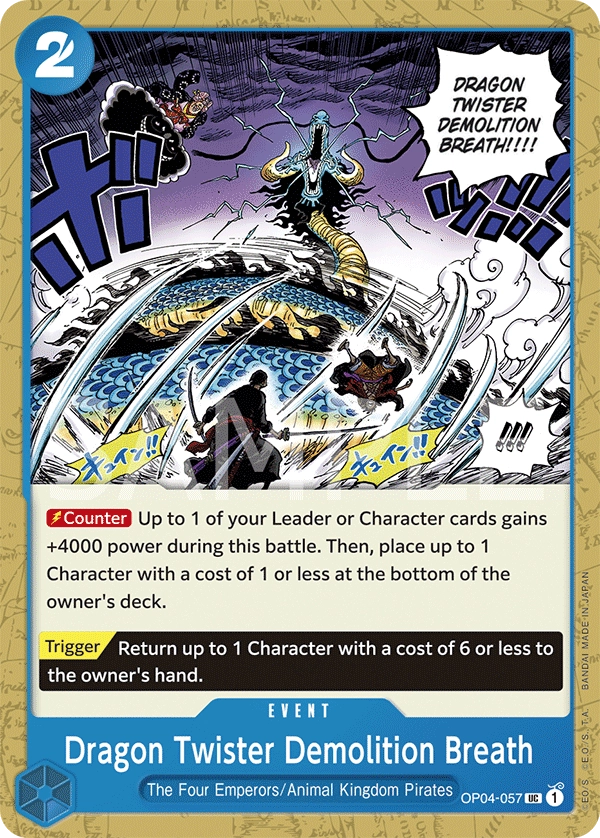 Carta Dragon Twister Demolition Breath (OP04-057)