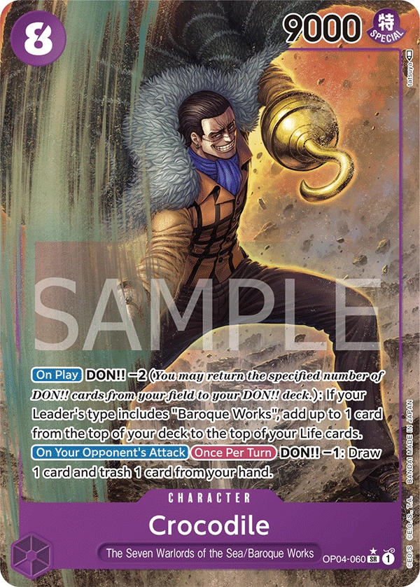 Carta Crocodile (OP04-060)
