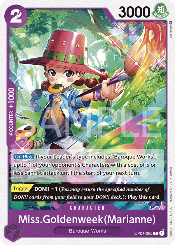 Carta Miss.Goldenweek(Marianne) (OP04-065)