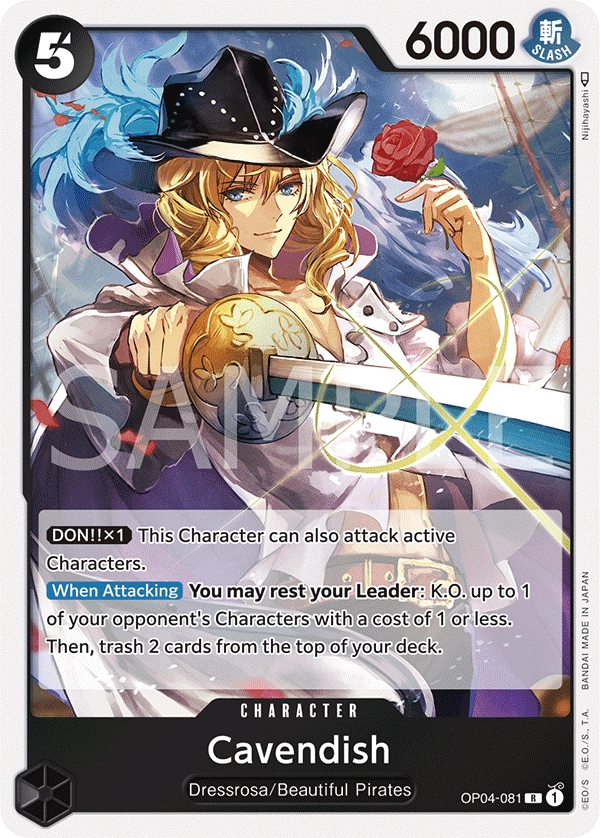 Carta Cavendish (OP04-081)