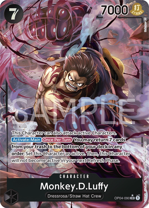 Carta Monkey.D.Luffy (OP04-090)