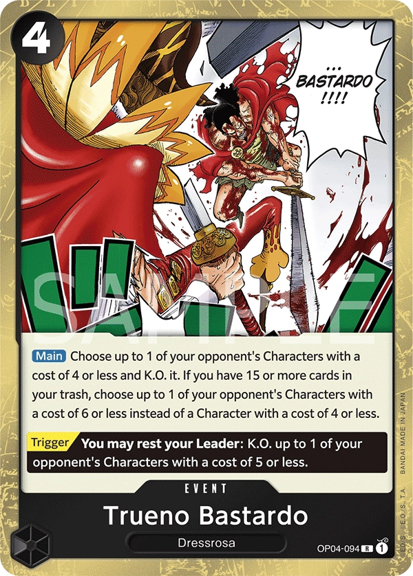 Carta Trueno Bastardo (OP04-094)